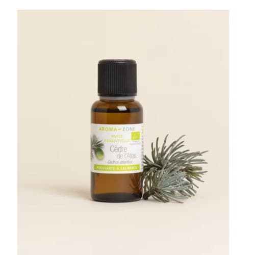 Huile Essentielle de Cèdre de l'Atlas BIO , Aroma-Zone - Anti-Cellulite & Soin Raffermissant,10ml et 30ml