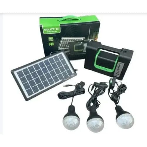 kits batterie + éclairage solaire portable