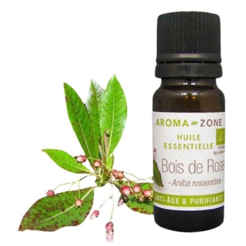 Huile Essentielle de BOIS DE ROSE BIO , Anti-Âge &amp; Réparatrice, 5ml