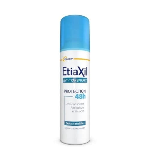 Déodorant anti-transpirant Spray 48h pour peaux sensibles ETIAXIL, 150ml