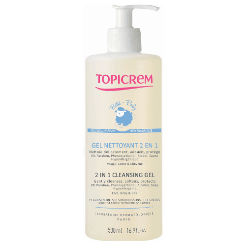 Baby Gel Nettoyant 2 en 1 Topicrem 500 ML